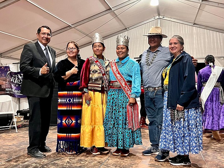 Miss Western Navajo Dayhenoa Yazzie was crowned at the Western Navajo Fair in Tuba City Oct. 6. She is from Cane Valley, Arizona. (Photos/OPVP)