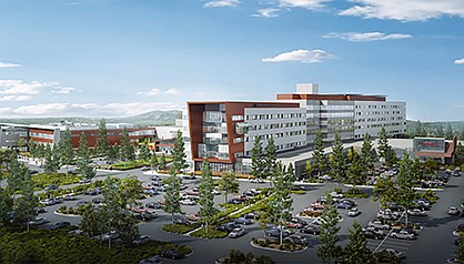 Northern Arizona Healthcare’s Flagstaff plans include a new campus with a 160-foot bed tower. (NAH)