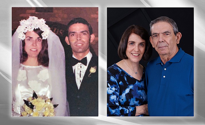 Sherry and Ed Baca were married in Gallup, NM on October 14, 1972. (Brooke Photography/Courtesy)