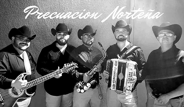 Precaucion Norteña, Norteño Performs Friday, Oct. 21 & Saturday,  Oct. 22 starting 9pm in the Dragonfly at Cliff Castle Casino, 555 Middle Verde Rd, Camp Verde. For more info call 928-567-7900