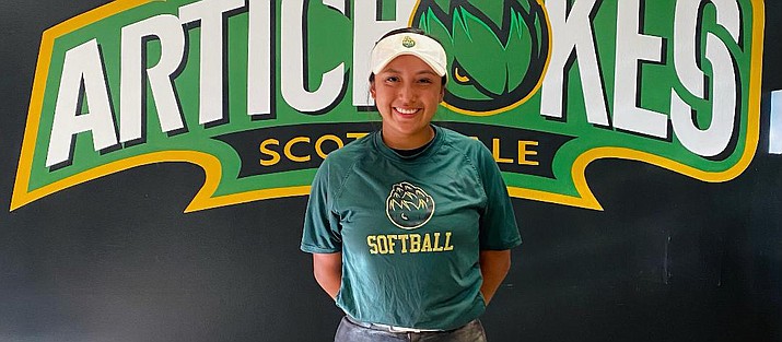 Katherine "Kat" Lincoln starred for Gallup High School in softball, and other sports, and now plays softball for Scottsdale Community College in Arizona. Kat's father, Micah, Sr., is from St. Michaels, Arizona, and said, "We are very proud of her." (Submitted photo