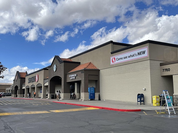 The Safeway store in Prescott Valley, shown here, celebrated its grand re-opening Thursday, Nov. 3 after a remodel. Jim Wright/Courier)