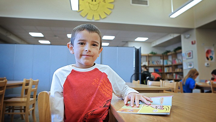 First grader George Cuevas of Territorial Early Childhood Center is the Chino Valley Unified School District's Student of the Week for the week ending Oct. 28. (Courtesy photo)