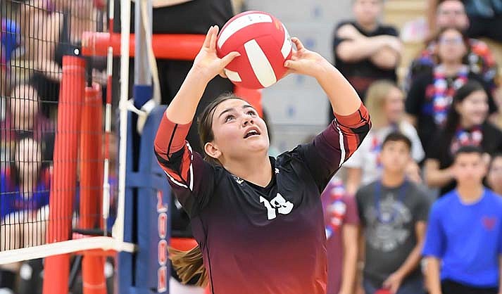 Makela Martinez plays volleyball and basketball for Mingus Union High School. (Mark Jones/maxpreps)