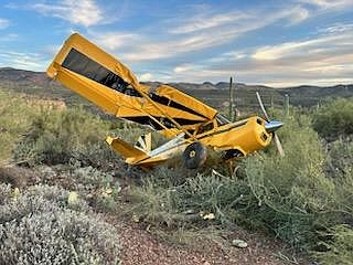On Friday, Nov. 11, 2022, the Yavapai County Sheriff’s Office responded to a single engine plane that had crashed approximately 8.7 miles north of Sheep’s Bridge on the Verde River in the Mazatzal Wilderness area with assistance from the Civil Air Patrol. (YCSO/Courtsy)