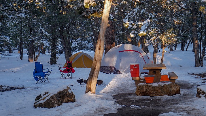 Campers can now reserve sites at Mather Campground through recreation.gov this winter. Pine and Sage Loops will remain open all winter. (Photo/NPS)