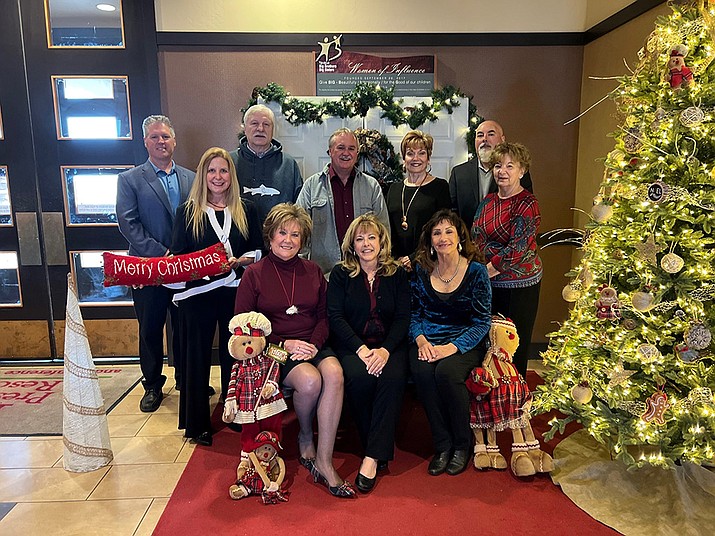 The Prescott Resort & Conference Center invites you to join them for the 30th Annual Gingerbread Village Showcase. Get in the holiday spirit and make plans to visit the Gingerbread Village on display at the Prescott Resort & Conference Center through Sunday, Jan. 1, 2023.
 The Gingerbread Village judges are: front row, left to right: Marnie Uhl, Karen Tonkinson and Sherrie Hanna.  Back row, left to right: Jim Moynaham, Sheri Heiney, Joel Peterson, Chris Kuknyo, Carol Chamberlain, Steve Brecity and Barbara Martens. (Prescott Chamber of Commerce/Courtesy)