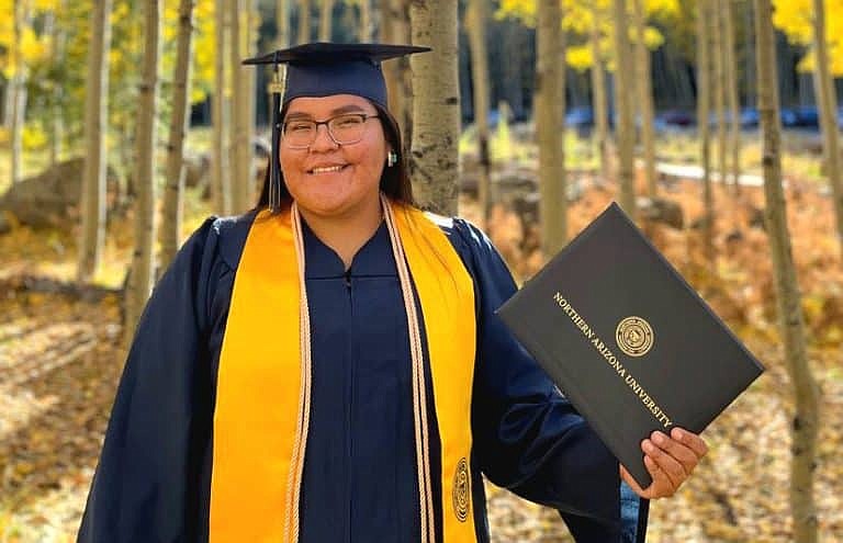 Nicole Pablo was inspired to enter the medical field by her grandmother, who was physician assistant. (Photos/NAU)
