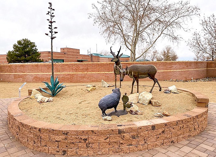 “Sharing the Land” by bronze sculptor Tom White. (Town of Prescott Valley/Courtesy)