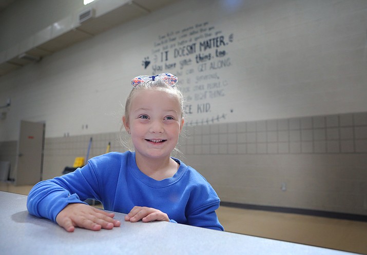 Kindergartener Kinsley Doty of Territorial Early Childhood Center is the Student of the Week for the week ending Dec. 8, 2022. (Chino Valley Unified School District/Courtesy photo)