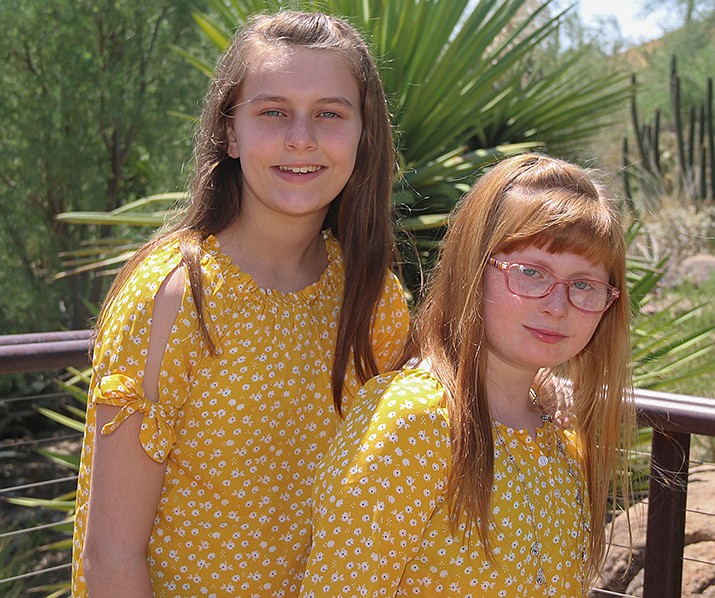 Get to know Abrianna and Serenity at https://www.childrensheartgallery.org/profile/abrianna-serenity# and other adoptable children at childrensheartgallery.org. (Arizona Department of Child Safety)