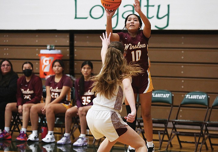 The Winslow girls basketball team competed in the Pepsi tournament in Flagstaff Dec. 8 -10. (Marilyn R. Sheldon/WGCN)