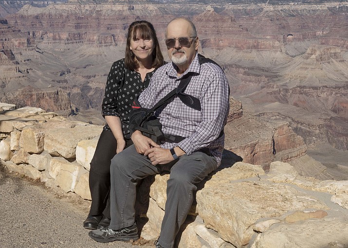 Michael Paddy and his wife, Michelle, relocated to the Grand Canyon in August. While Paddy is a pastor and chaplain, Michelle is an instructional aide at Grand Canyon School. (Photo/V. Ronnie Tierney)