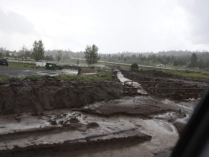 Flagstaff received massive flooding as a result of the Schultz, Pipeline and Tunnel Fires. (Wendy Howell/WGCN)