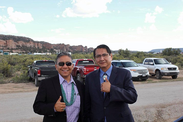 Navajo Nation President Jonathan Nez and Vice President Myron Lizer. (Photo/Navajo Nation President's Office)