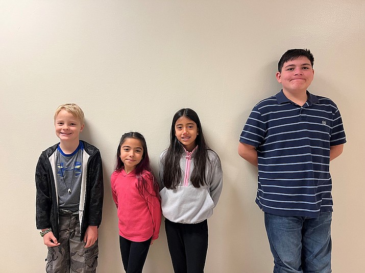 Mia Ramos, Luciana Martinez Ramos,  Hunter Bremer, Tiffani Salazar, Veronica Martinez and Josiah Silverstein have been selected as the WEMS December Students of the Month. (Photos/WEMS)
