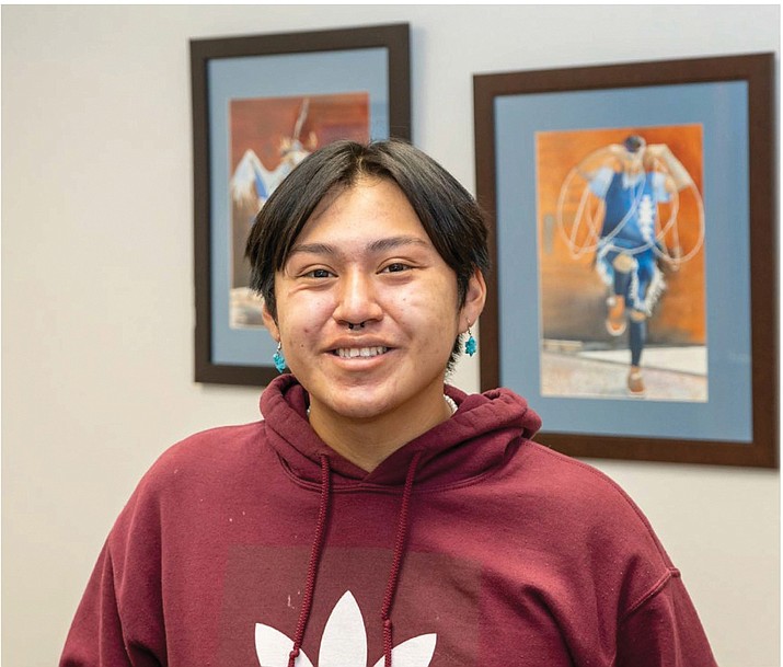 Leandre Frank, 17, is a Navajo Nation tribal member and a senior at Flagstaff High School. (Photo/FUSD)