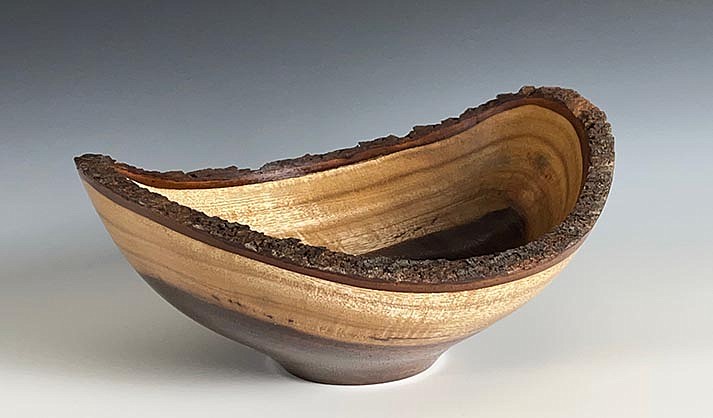 Natural Edge Acacia Bowl by Keith Knisley.  (Courtesy/Jerome Cooperative Gallery)