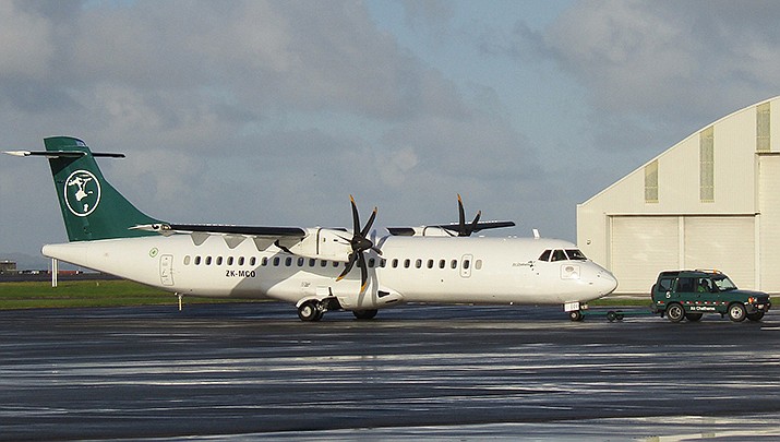 An ATR 72-500 similar to the one that crashed in Nepal is pictured. (Photo by Biponacci, cc-by-sa-4.0, https://bit.ly/3IVgNRZ)