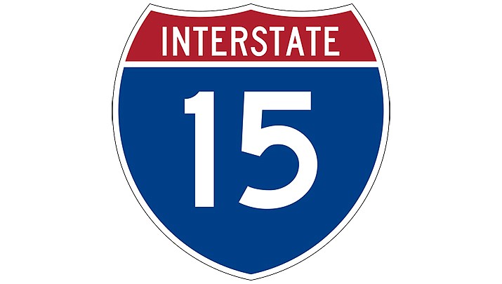 An 18-month-long construction project starting Tuesday will snarl traffic on Interstate 15 while crews raise and widen a key interchange serving the Las Vegas Strip. (Public domain)