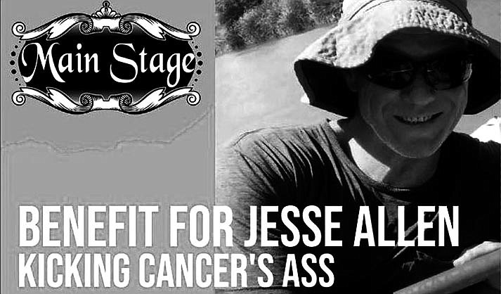 Benefit for Jesse Allen with live music from Doubleblind & Spitball, Saturday, Jan. 21 from 1-5pm. Raffles & Drink Specials. Suggested donation $10.  Then join us for more great music and dancing with Kicked Out of Cottonwood on stage at 9pm. All this and more happening at Main Stage, 1 S. Main St. in Cottonwood.