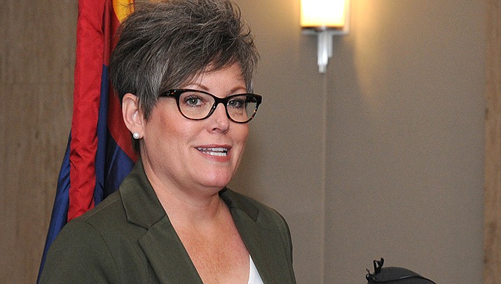 Arizona Gov. Katie Hobbs is asking the state Court of Appeals to toss out Kari Lake’s latest bid to overturn the 2022 election. (File photo by Howard Fischer/For the Miner)
