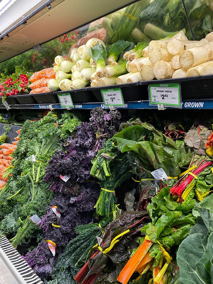 Produce on display at Sprouts grocery store in Prescott Valley. (Aaron Valdez/Courier)
