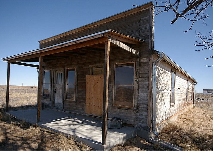 One of the few remaining buildings at the Dearfield Homestead National Historic Park. The site was once the largest African-American homesteading settlement in Colorado before being devastated by the Dust Bowl of the 1930s.  (Photo/Creative Commons, Husvedt)