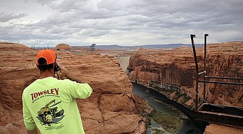 Page has a front row seat to climate change crisis on the Colorado River photo