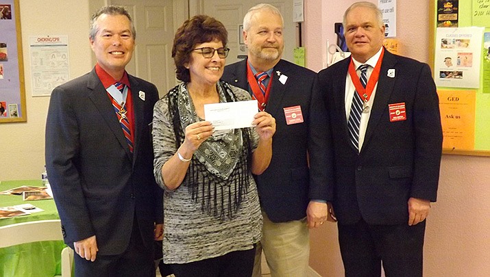 On Jan 19, 2023, a check was presented to Advise and Aid Pregnancy Center for $29,000 to purchase a much-needed, new, ultrasound machine for their center. (Knights of Columbus courtesy photo)