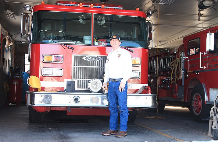 Chase Pearson has accepted the position as the first paid fire chief for Williams Fire Department. (Photo/Summer Serino)