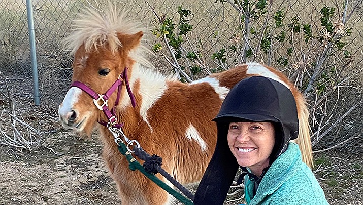 Destiny the horse was found and rescued after wandering in the desert for two days this past weekend after she escaped from her enclosure. (Courtesy photo)