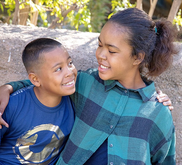 Get to know Rayne and Skyler at https://www.childrensheartgallery.org/profile/rayne-and-skyler and other adoptable children at childrensheartgallery.org. (Arizona Department of Child Safety)