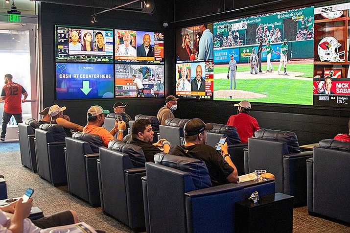 The FanDuel Sportsbook at Footprint Center will attract plenty of fans interested in betting on the Super Bowl. (File photo by James Franks/Cronkite News)