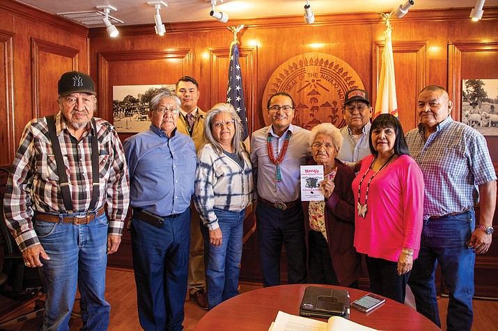 Navajo Nation President Buu Nygren met with survivors and workers affected by uranium legacy Jan. 30 (Photo/OPVP)