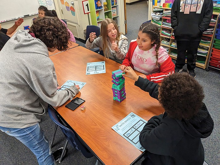 Families come together at Bonnie Brennan Elementary School's Family Math Night to solve math problems and have fun together  (Photos/Bonnie Brennan Elementary)