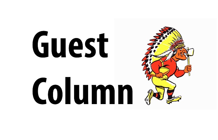 Guest Column by Levi Rickert, Native News Online. Chief's old logo. (WGCN/NNO)