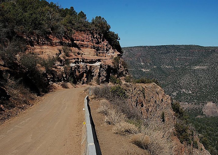 About seven miles of road will be resurfaced while Fossil Creek road is closed. (Photo/USFS)