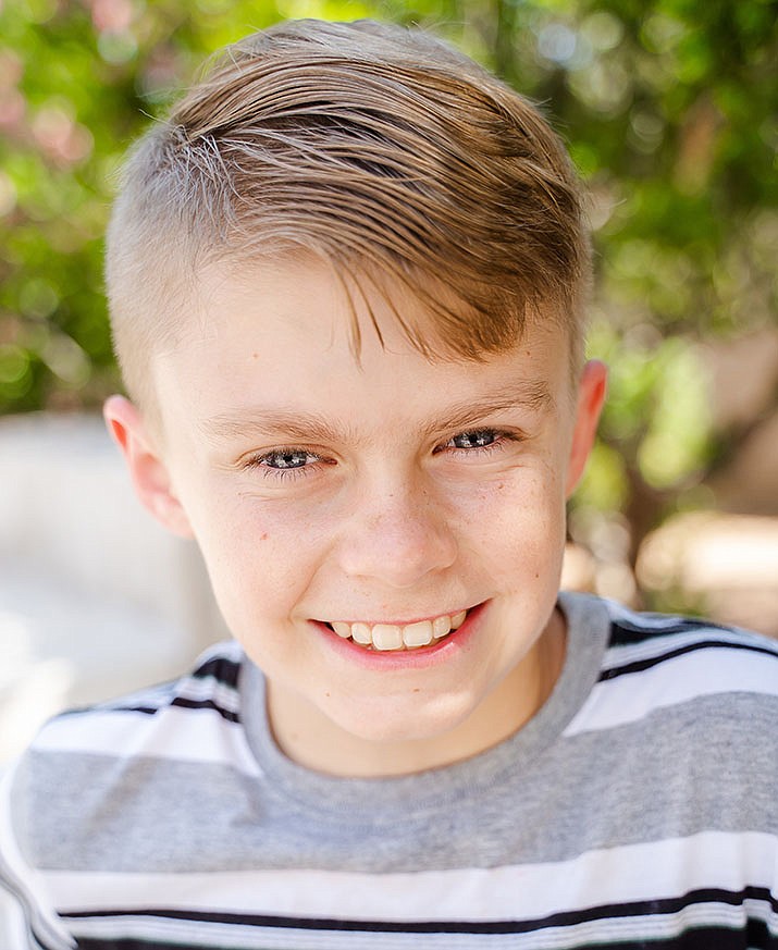 Get to know Logen at https://www.childrensheartgallery.org/profile/logen and other adoptable children at childrensheartgallery.org. (Arizona Department of Child Safety)