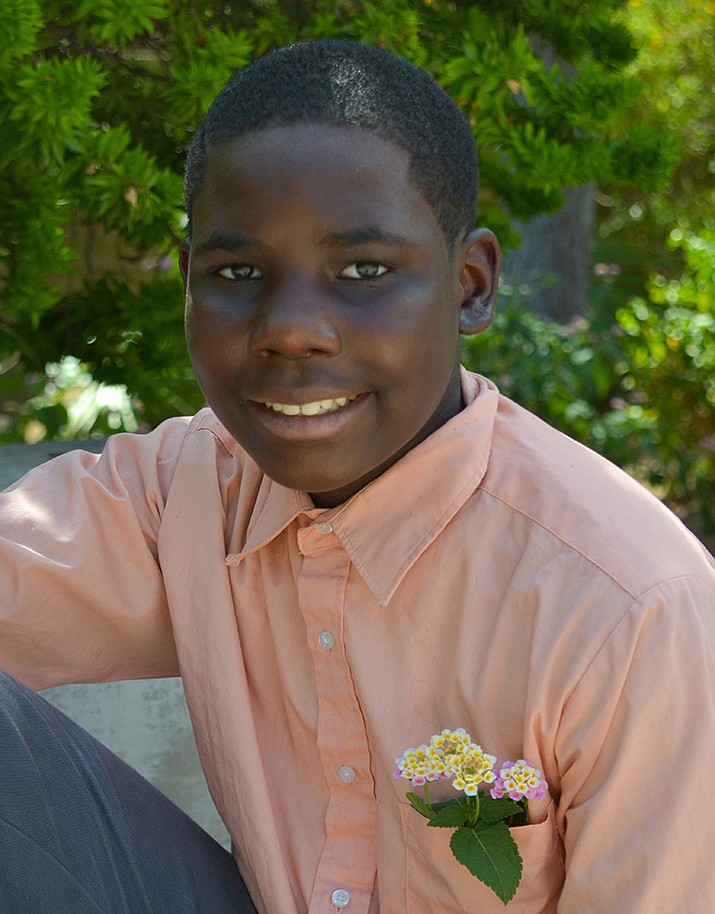 Get to know Tirahji at https://www.childrensheartgallery.org/profile/tirahji and other adoptable children at childrensheartgallery.org. (Arizona Department of Child Safety)