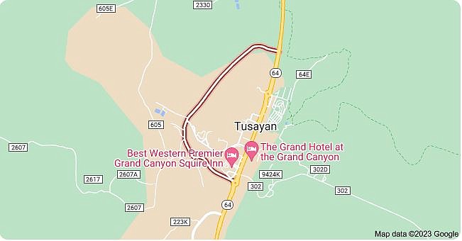 The town of Tusayan expects to receive around $350,000 in CDBG funding. (Google Maps)