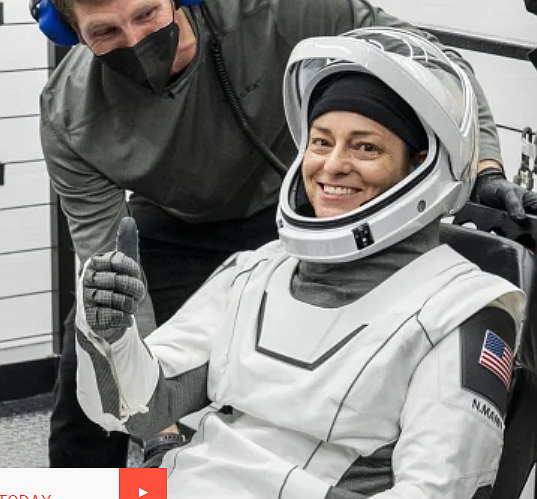 Astronaut Nicole Aunapu Mann returned to Earth March 11 after 157 days in space. (Photo/NASA)