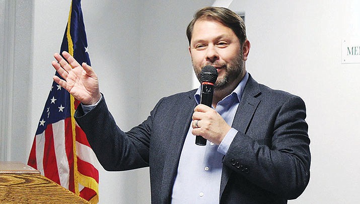 Democratic U.S. Rep. Ruben Gallego, who is running for the U.S. Senate seat held by Independent Kyrsten Sinema, criticized Sinema for backing a bank deregulation bill in 2018. (Miner file photo)