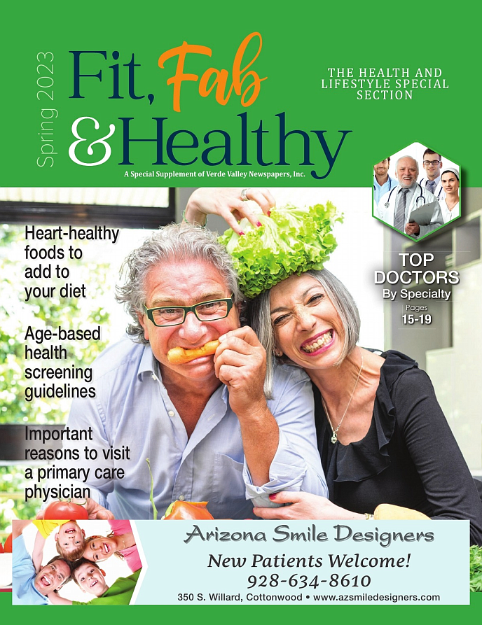 Cover of the 2023 Fit, Fab & Healthy Special Section