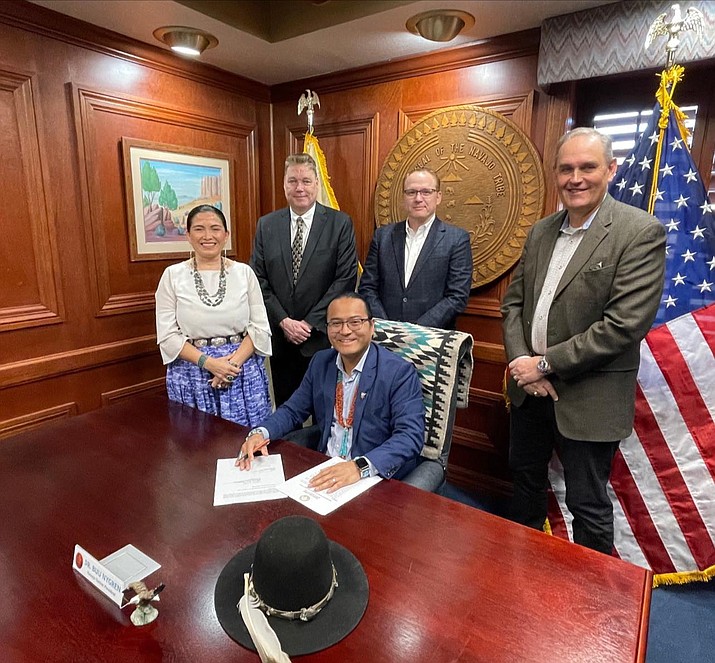 President Buu Nygren’s office is taking steps to address the housing crisis on the Navajo Nation March 6. (Photo/ Navajo Nation President’s Office)