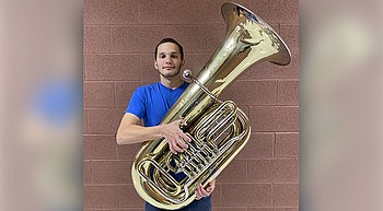 Kingman High School tuba player named to All-State Honor Band photo