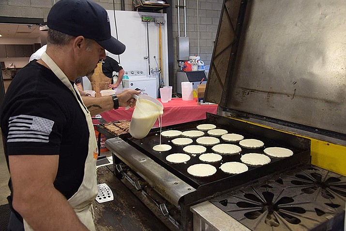 Pancakes will be on the griddle for Firefighter Angel Foundation breakfast fundraisers April 16. (Firefighter Angel Foundation/Courtesy)
