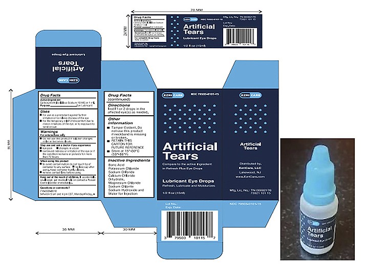 Eyedrops maker couldn't ensure factory was sterile, FDA says The