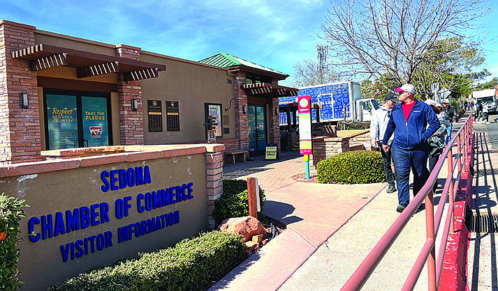 The Sedona Chamber of Commerce also runs the visitor center and serves as a tourism bureau. (VVN/Vyto Starinskas)