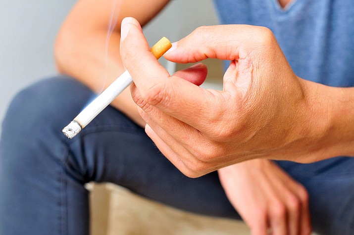 According to government survey data released  April 27, U.S. adults are smoking less. Cigarette smoking dropped to another new all-time low in 2022, with one in nine adults saying they were current smokers. Meanwhile, e-cigarette use rose, to about one in 17 adults. (Photo/Adobe Stock)